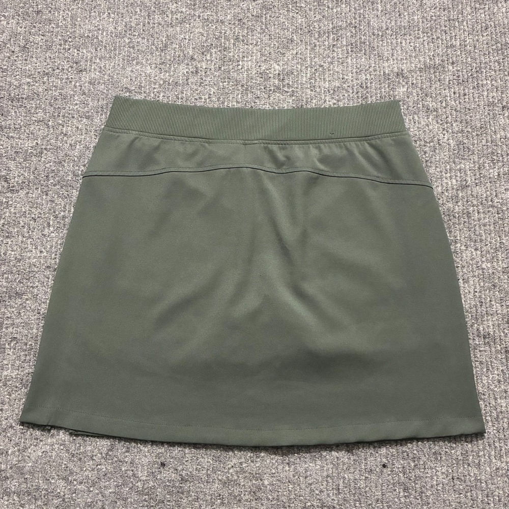 32 Degree Cool Womens Athletic Skort Medium Olive Green Built-In Shorts Pull On - Picture 2 of 10